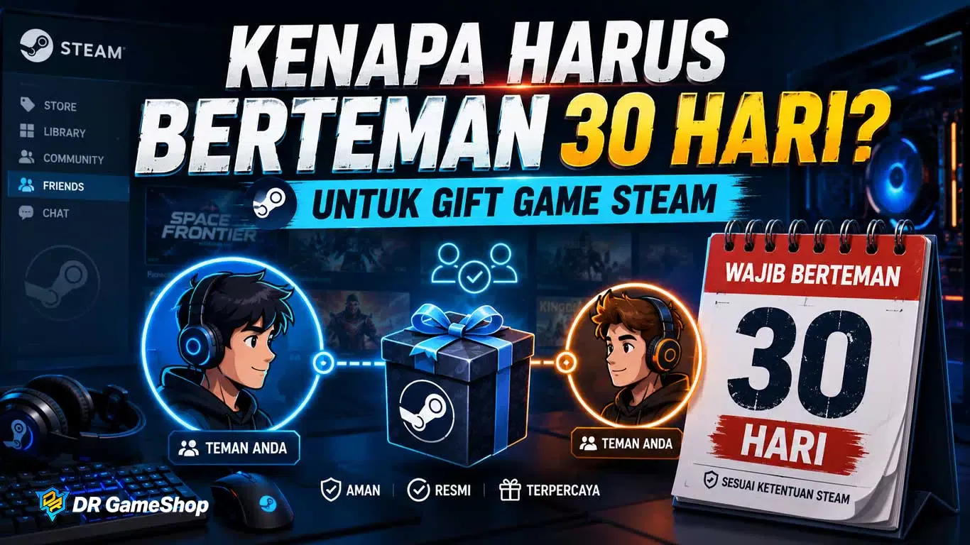 gift game Steam harus berteman 30 hari